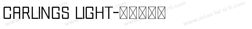 Carlings Light字体转换